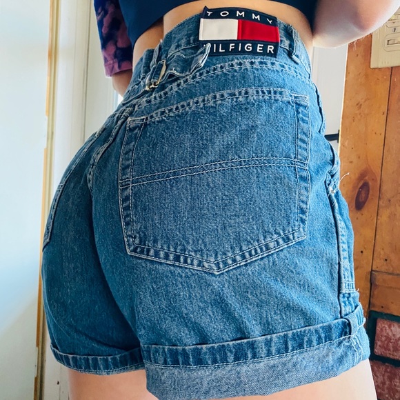 Tommy Hilfiger Pants - Vintage Tommy Hilfiger jean shorts size 7